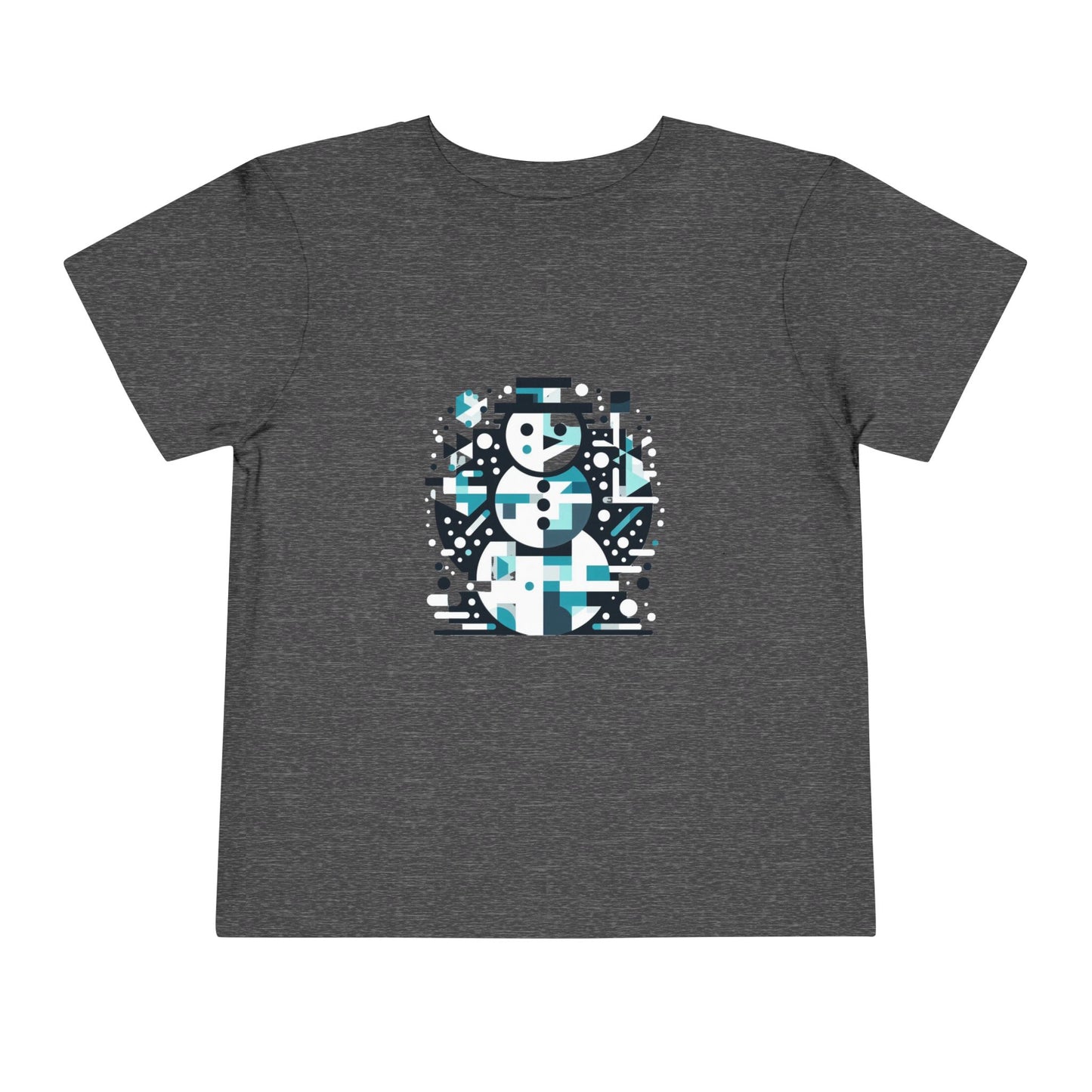 Toddler Short Sleeve Tee (Abstract Snowman)