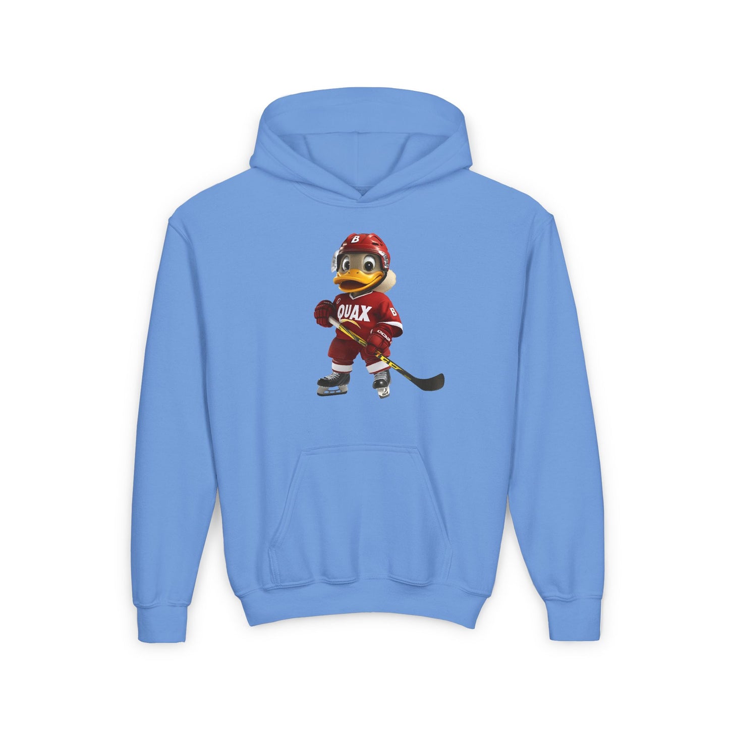 Youth Heavy Blend Hooded Sweatshirt (Hockey Quax)