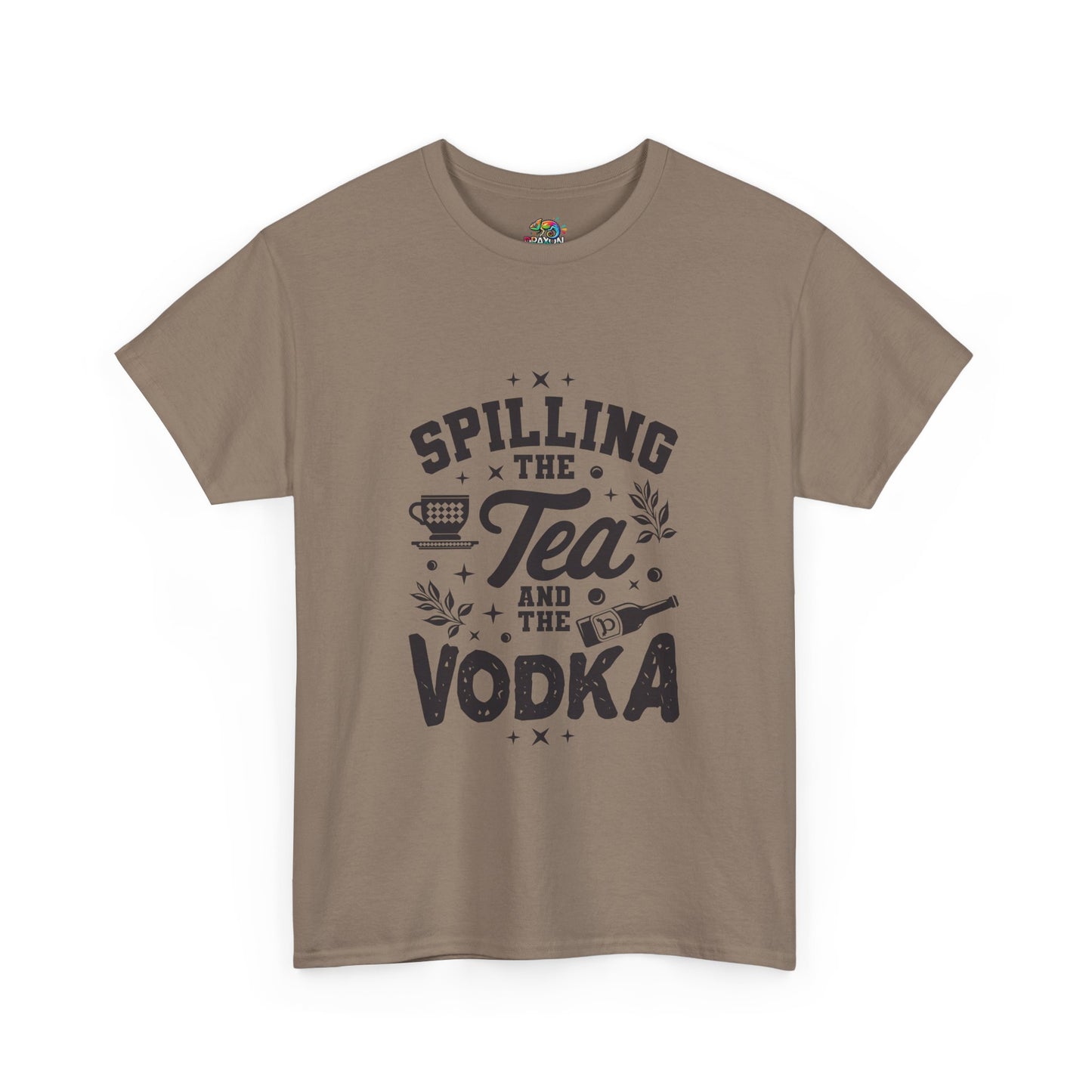 Unisex Heavy Cotton Tee (Spill Tea & Vodka)