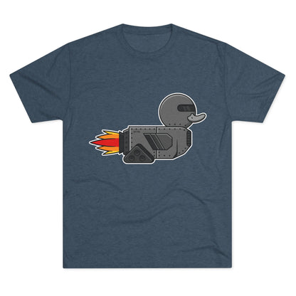 Unisex Tri-Blend Crew Tee (Robot Duck)