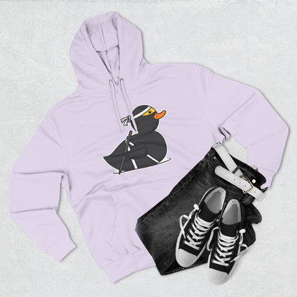 Three-Panel Fleece Hoodie (Ninja Duck)
