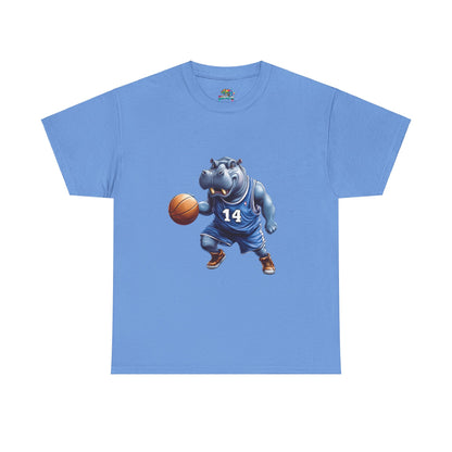 Unisex Heavy Cotton Tee (Hippo Baller)