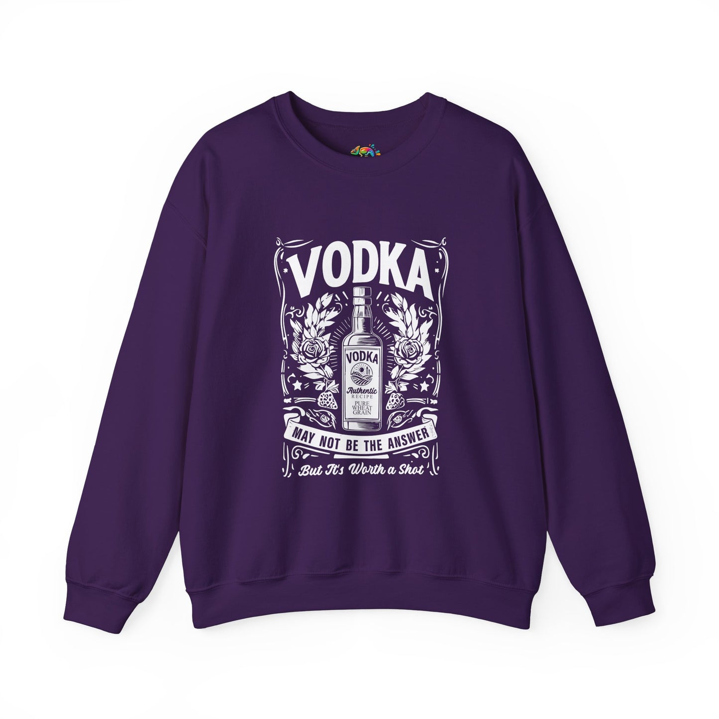 Unisex Heavy Blend™ Crewneck Sweatshirt (Vodka - Worth a Shot)