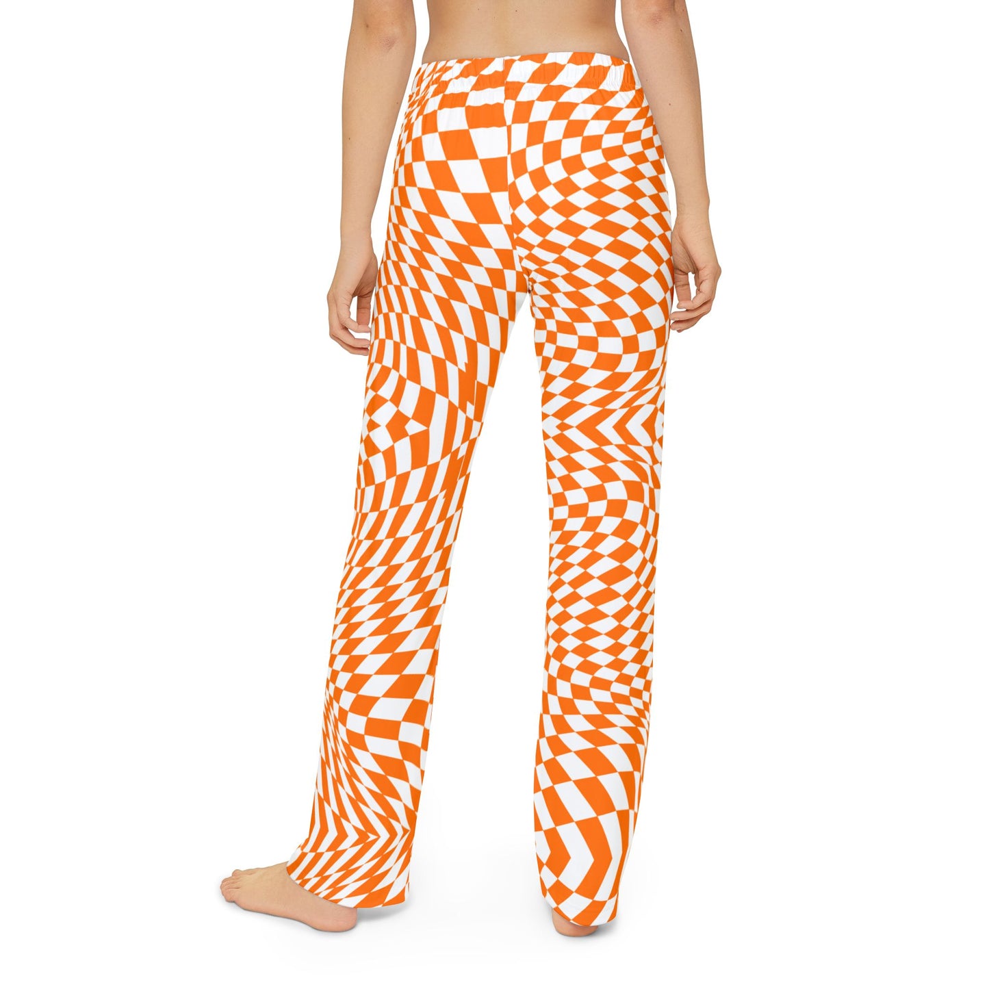 Kids Lounge Pants (Orange Pixels)