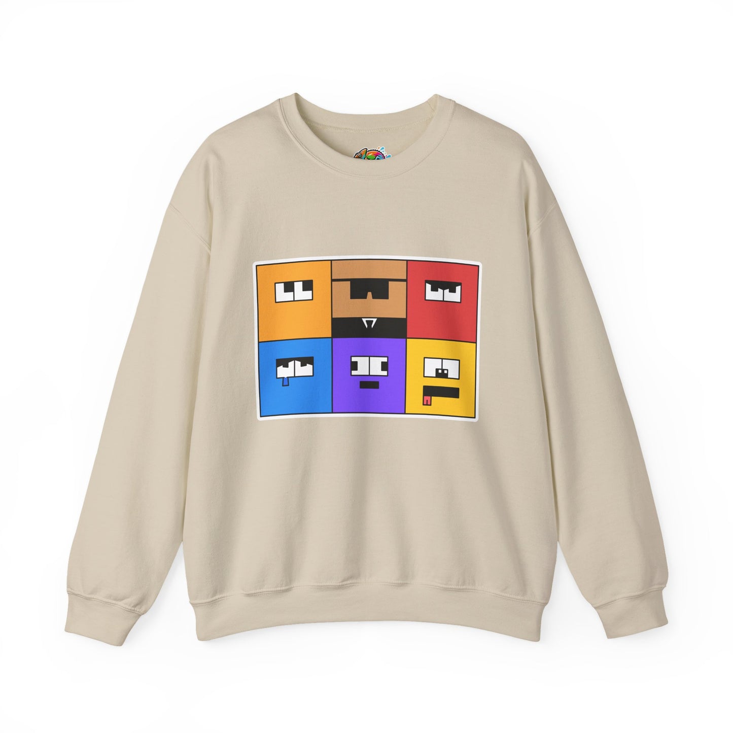 Unisex Heavy Blend™ Crewneck Sweatshirt (Emotion Blocks)