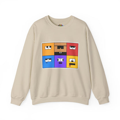 Unisex Heavy Blend™ Crewneck Sweatshirt (Emotion Blocks)