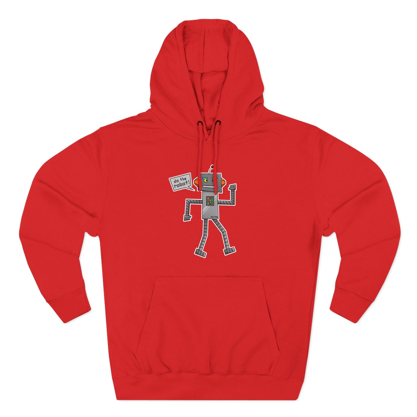 Three-Panel Fleece Hoodie (Do the Robot)