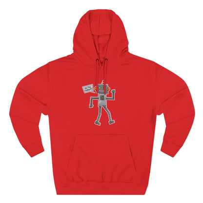 Three-Panel Fleece Hoodie (Do the Robot)