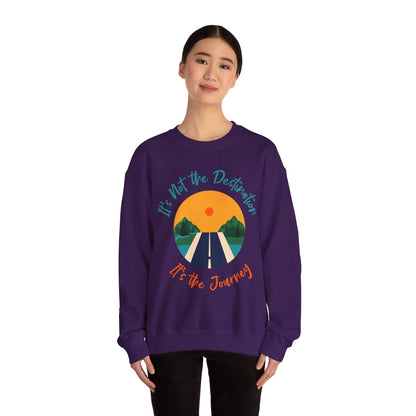 Unisex Heavy Blend™ Crewneck Sweatshirt (It's not Destination, It's Journey)