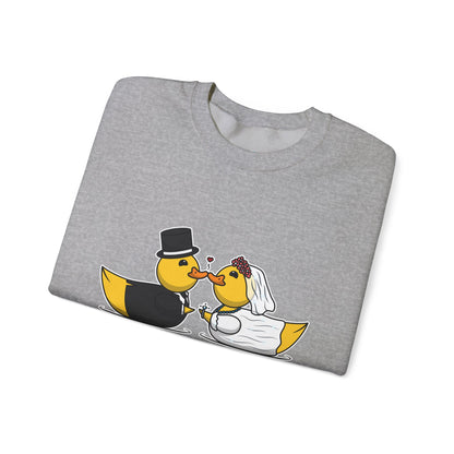 Unisex Heavy Blend™ Crewneck Sweatshirt (Wedding Ducks)