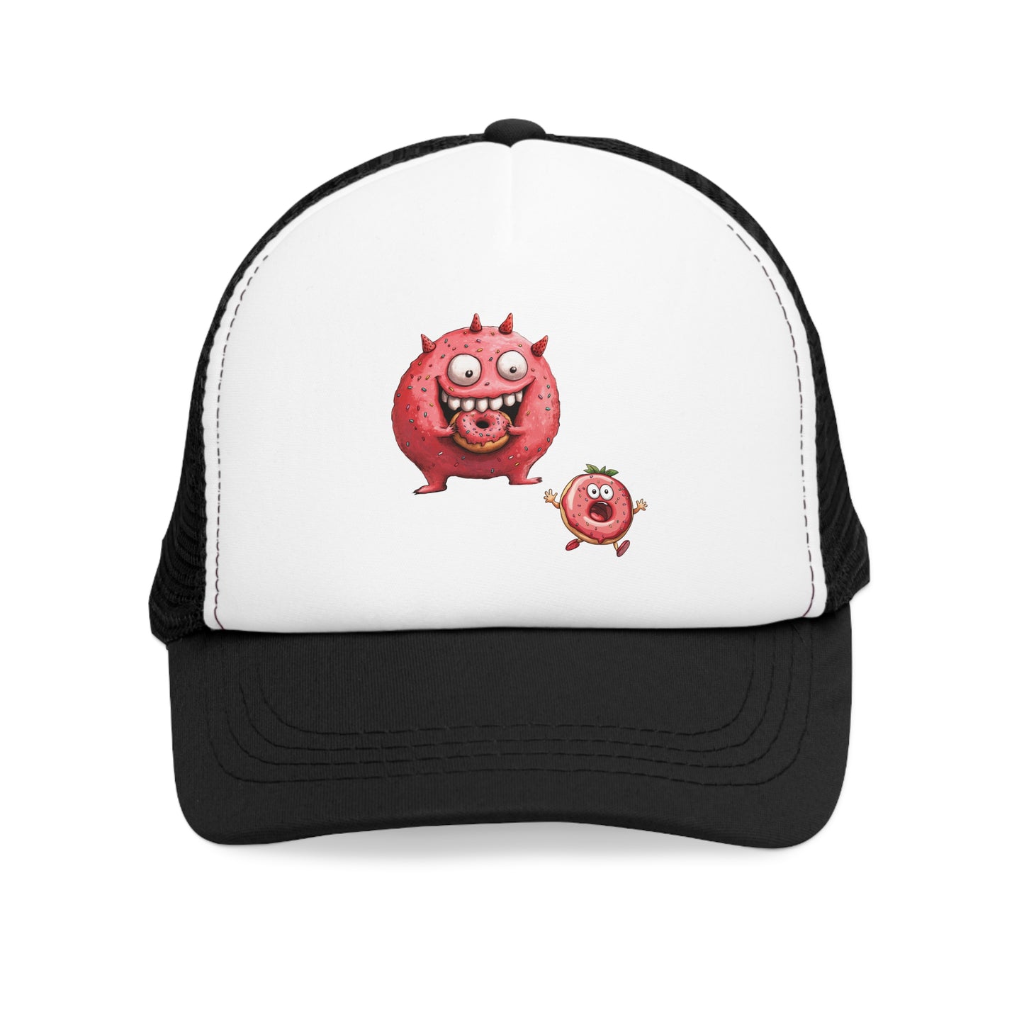 Mesh Cap (Donut Monster eating Donut)