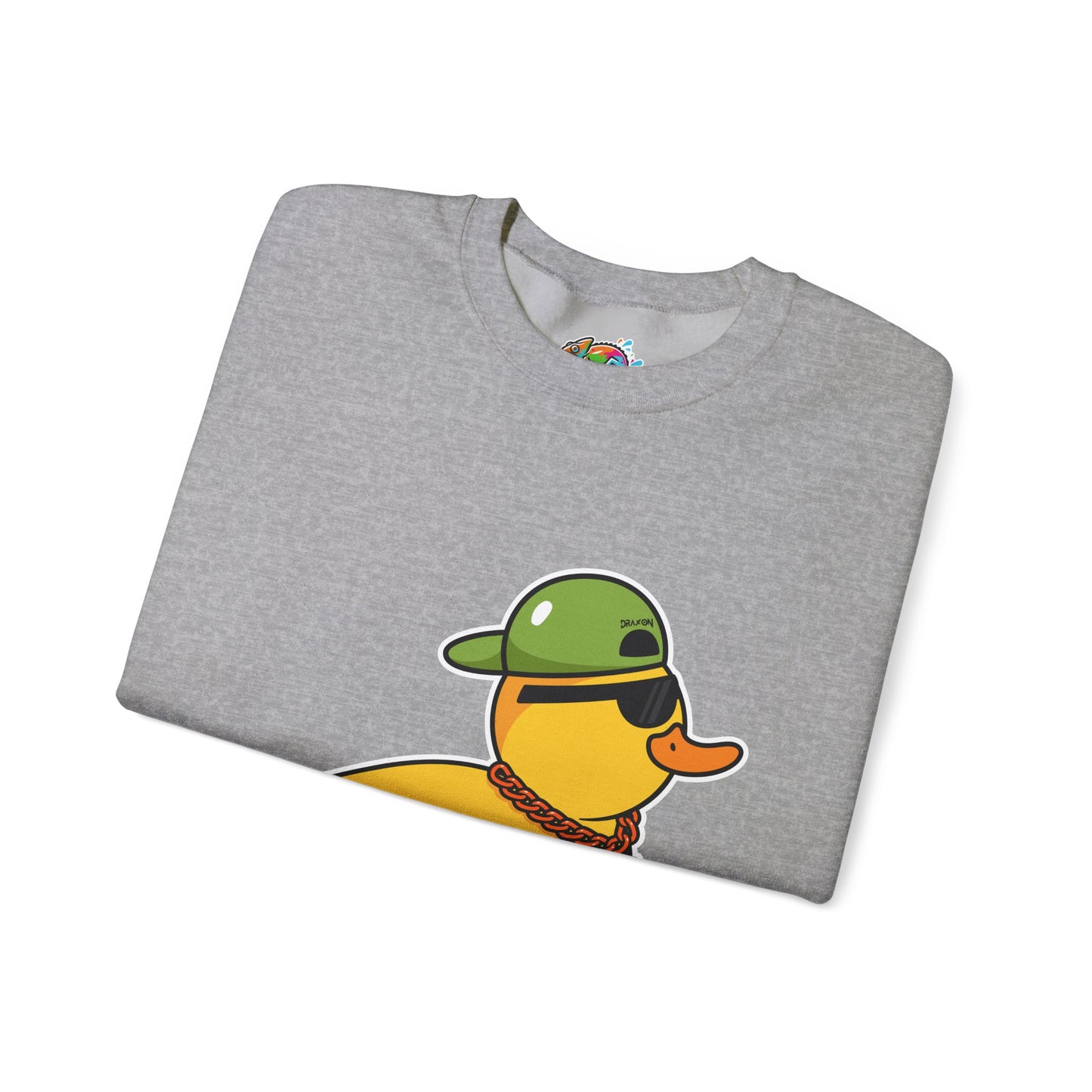 Unisex Heavy Blend™ Crewneck Sweatshirt (Gangster Duck)