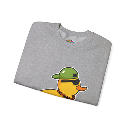 Unisex Heavy Blend™ Crewneck Sweatshirt (Gangster Duck)