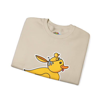 Unisex Heavy Blend™ Crewneck Sweatshirt (Duck Bird Brain)