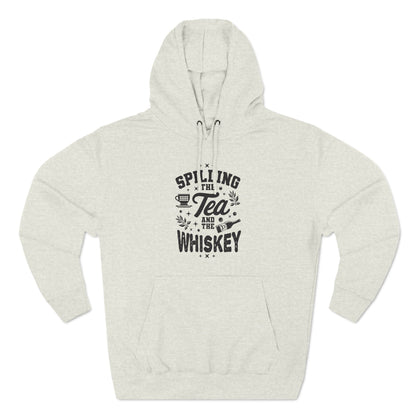 Three-Panel Fleece Hoodie (Spill Tea & Whiskey)