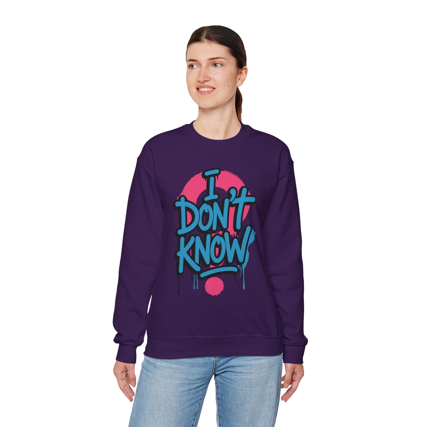 Unisex Heavy Blend Crewneck Sweatshirt (I don't know)