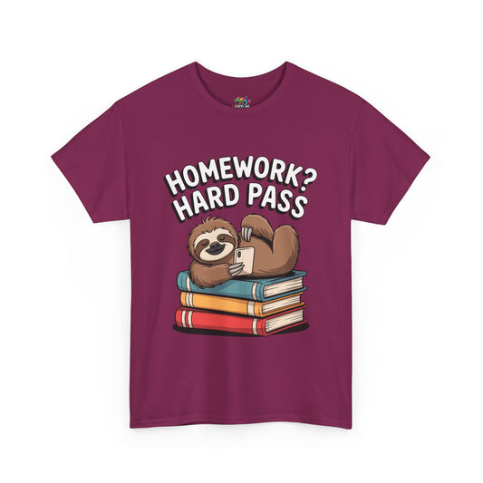 Unisex Heavy Cotton Tee (Homework? Hard Pass)