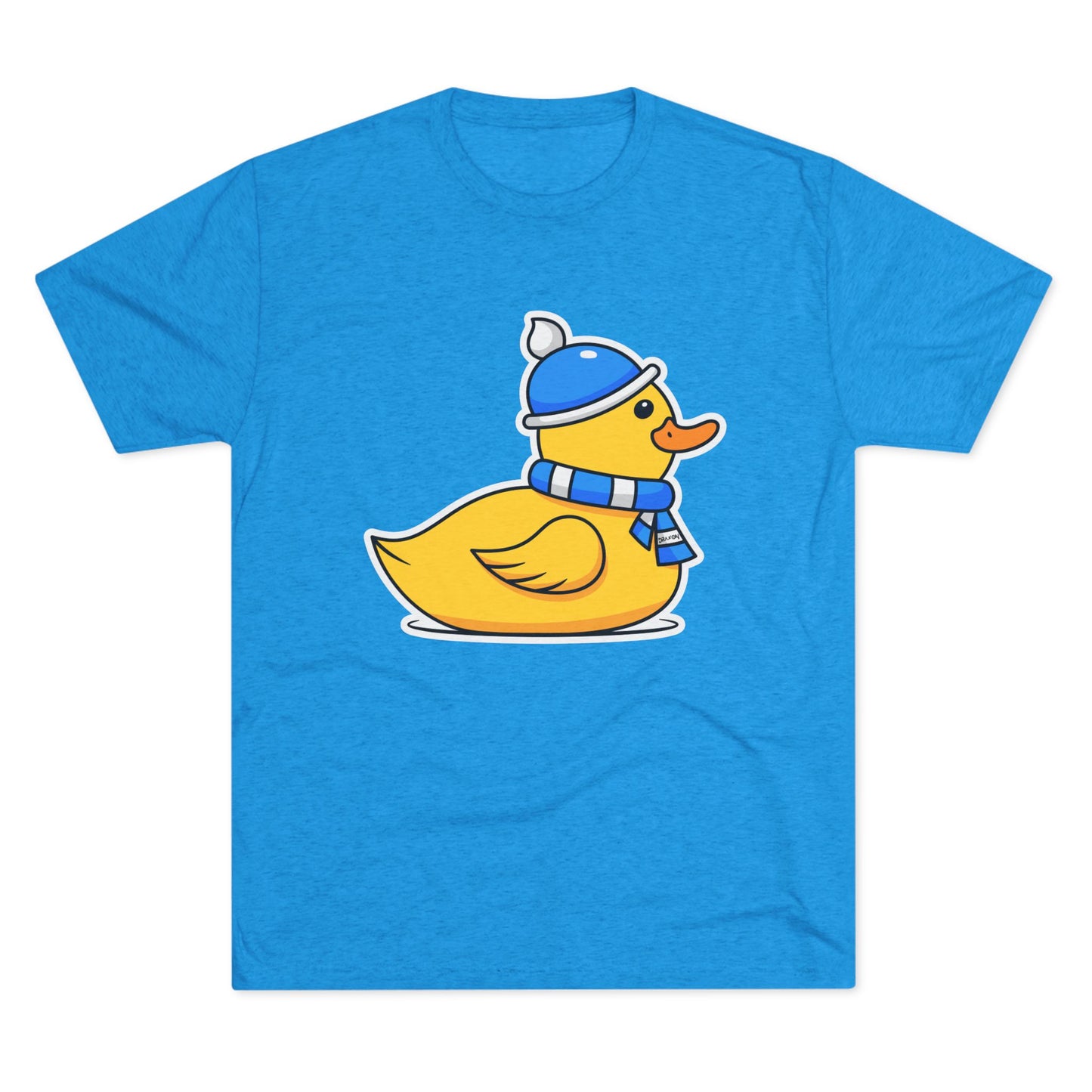 Unisex Tri-Blend Crew Tee (Chilly Duck)