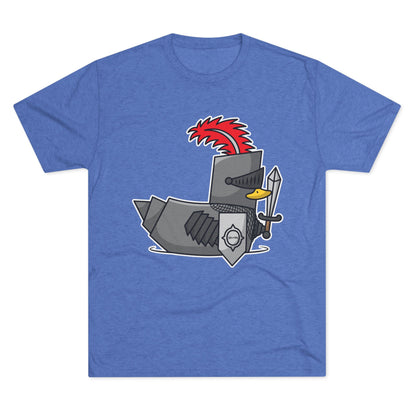 Unisex Tri-Blend Crew Tee (Knight Duck)