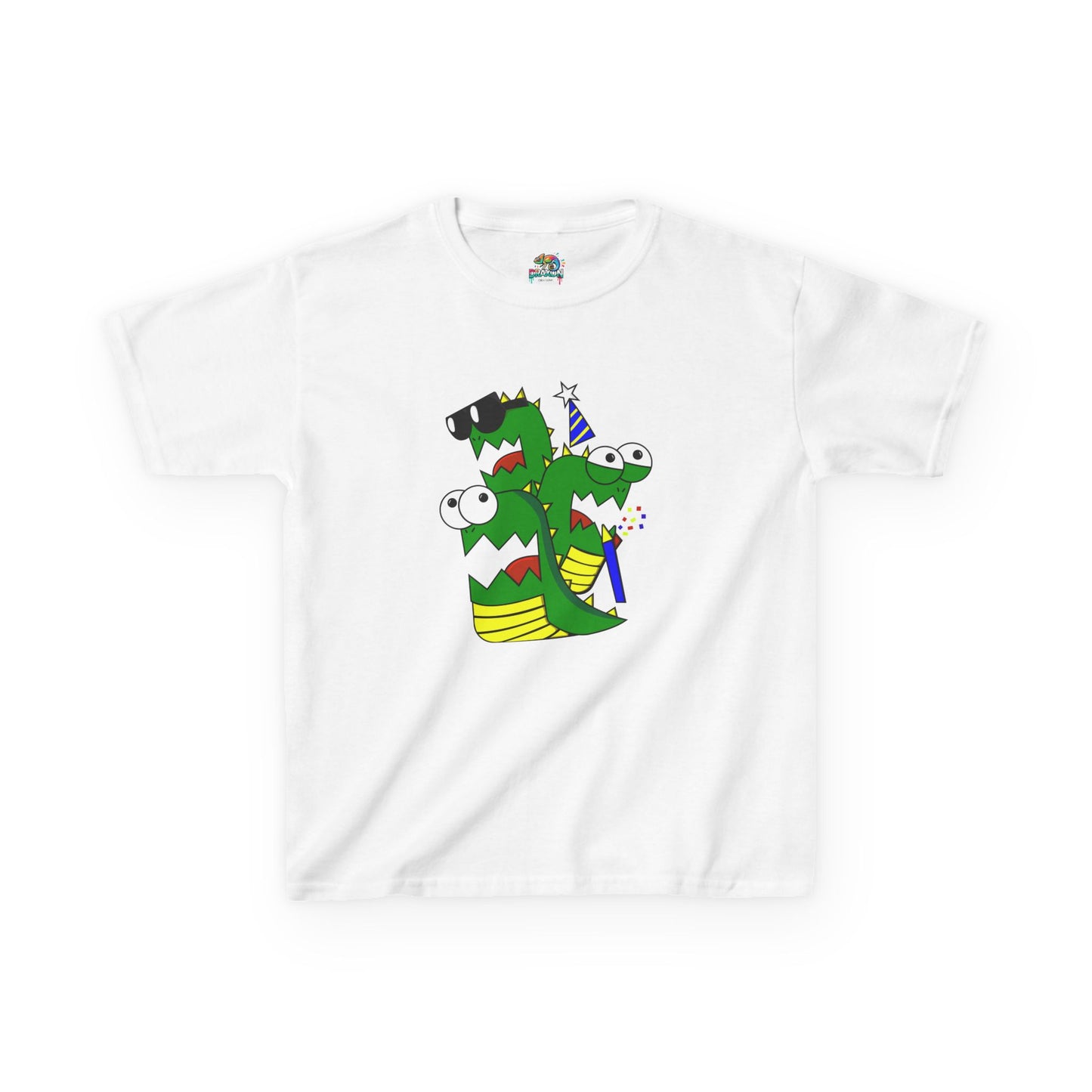 Kids Heavy Cotton T-Shirt (Larry the Snake thing)