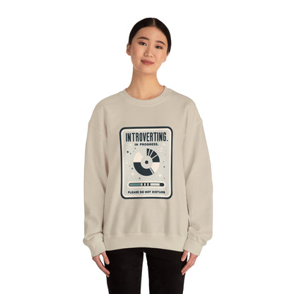 Unisex Heavy Blend™ Crewneck Sweatshirt (Introverting in Progress)