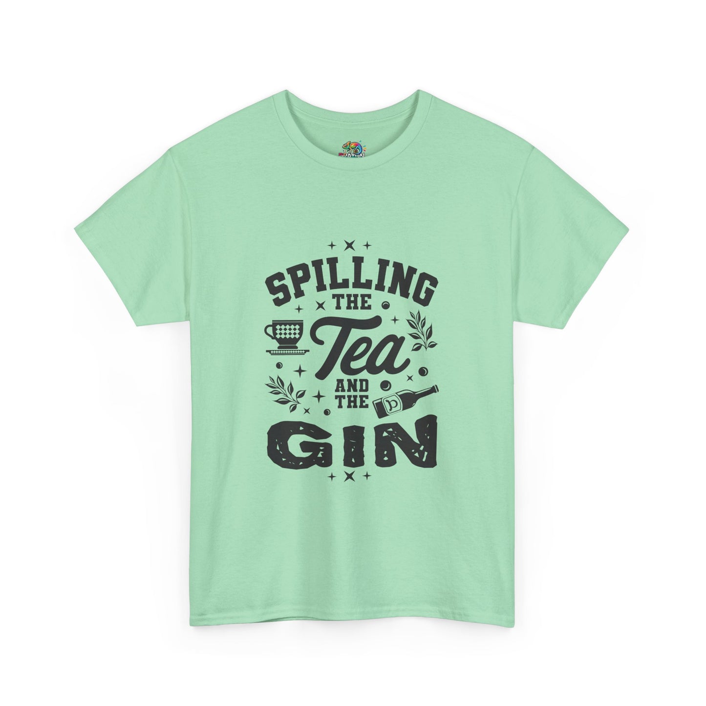 Unisex Heavy Cotton Tee (Spill Tea & Gin)