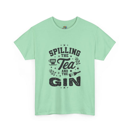 Unisex Heavy Cotton Tee (Spill Tea & Gin)