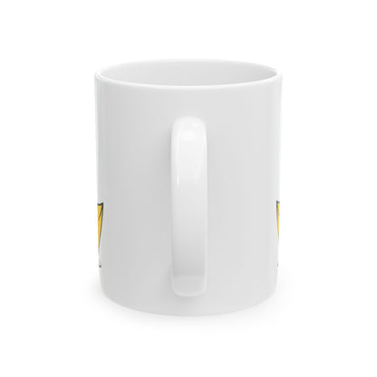 White Ceramic Mug 11oz & 15oz (Wedding Ducks)