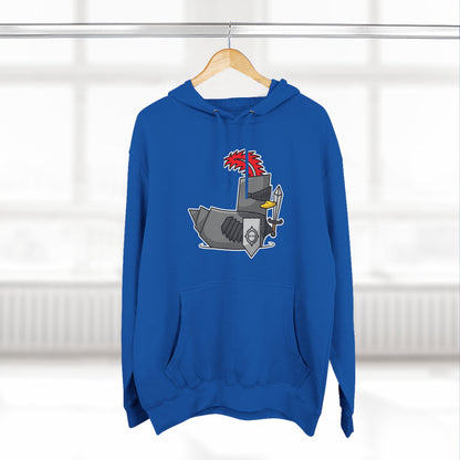 Three-Panel Fleece Hoodie (Knight Duck)
