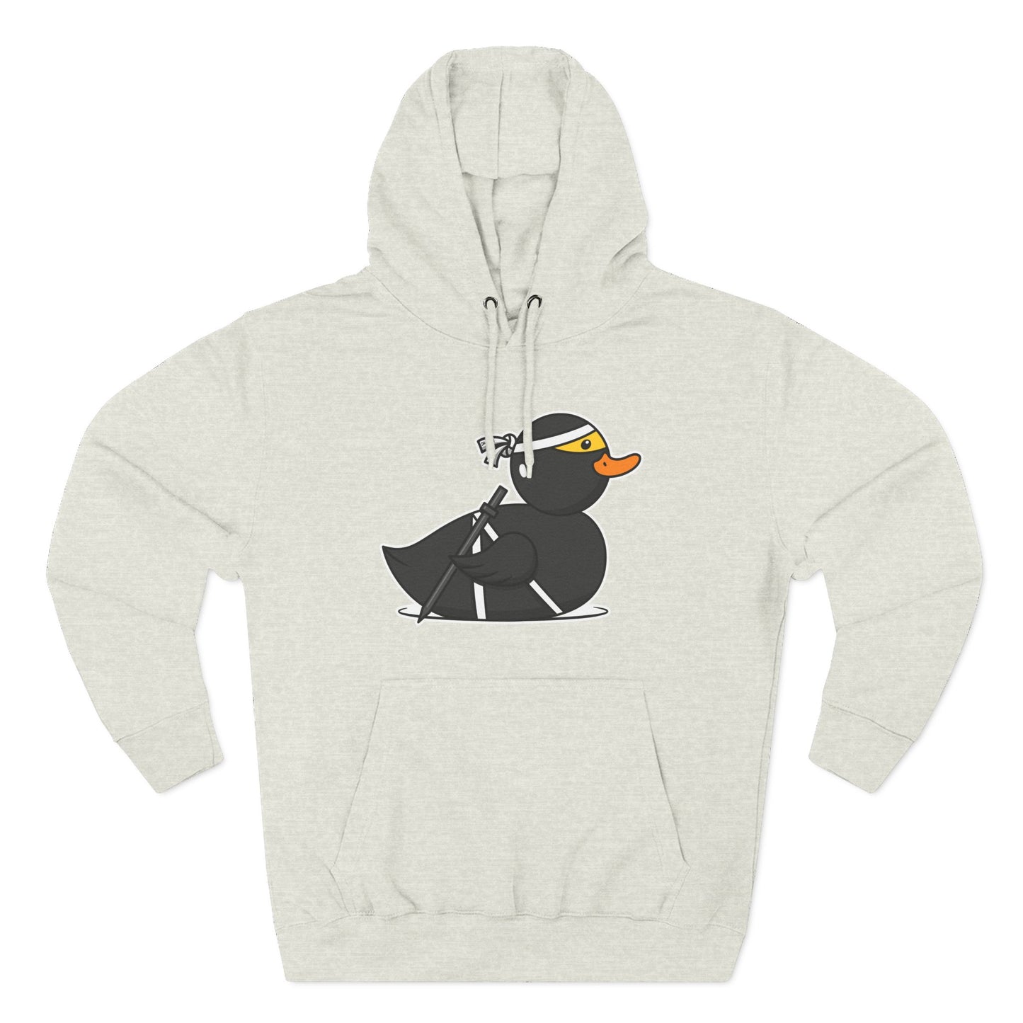 Three-Panel Fleece Hoodie (Ninja Duck)