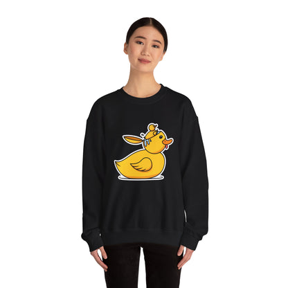 Unisex Heavy Blend™ Crewneck Sweatshirt (Duck Bird Brain)