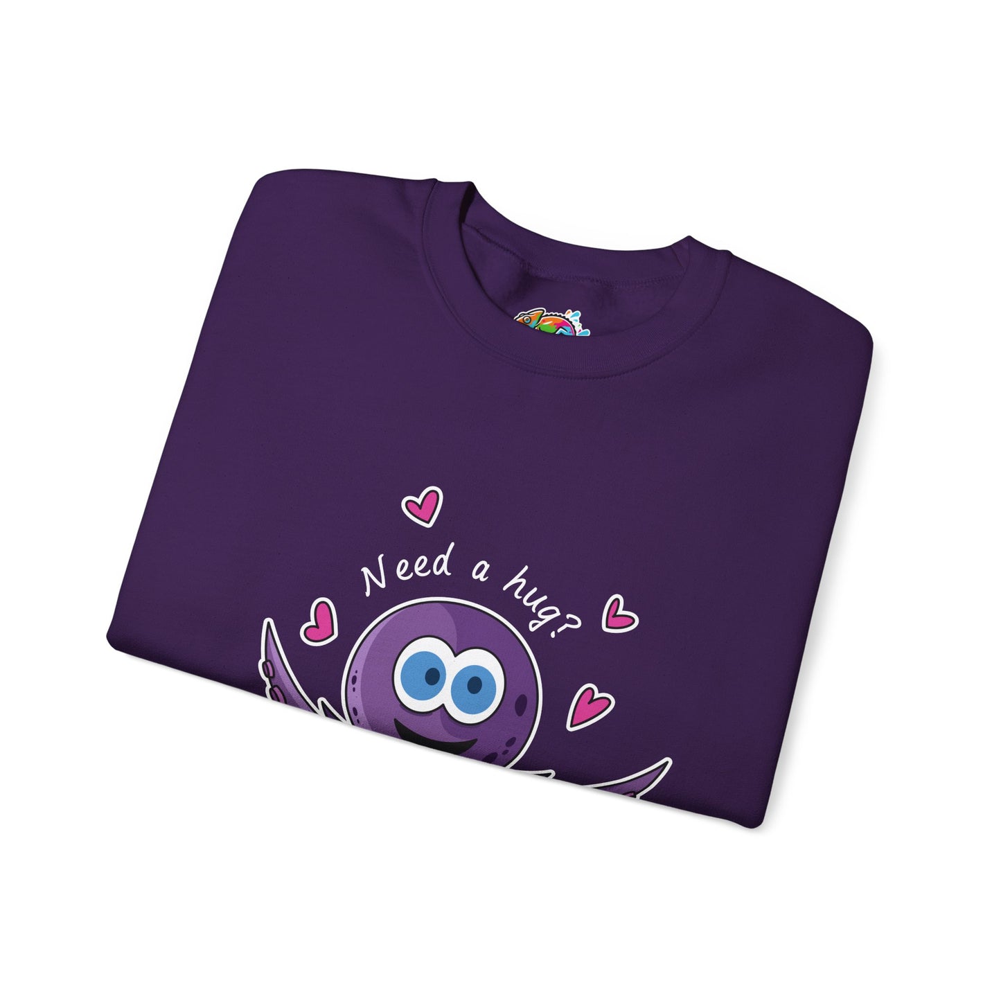 Unisex Heavy Blend™ Crewneck Sweatshirt (Octopus Hug)