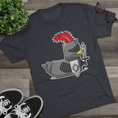 Unisex Tri-Blend Crew Tee (Knight Duck)