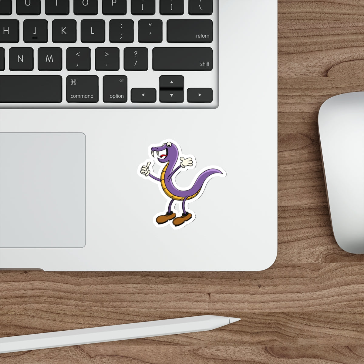 Die-Cut Stickers | Vibrant Art for Personalization (Snake Man)