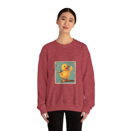 Unisex Heavy Blend™ Crewneck Sweatshirt (Karaoke Duck)