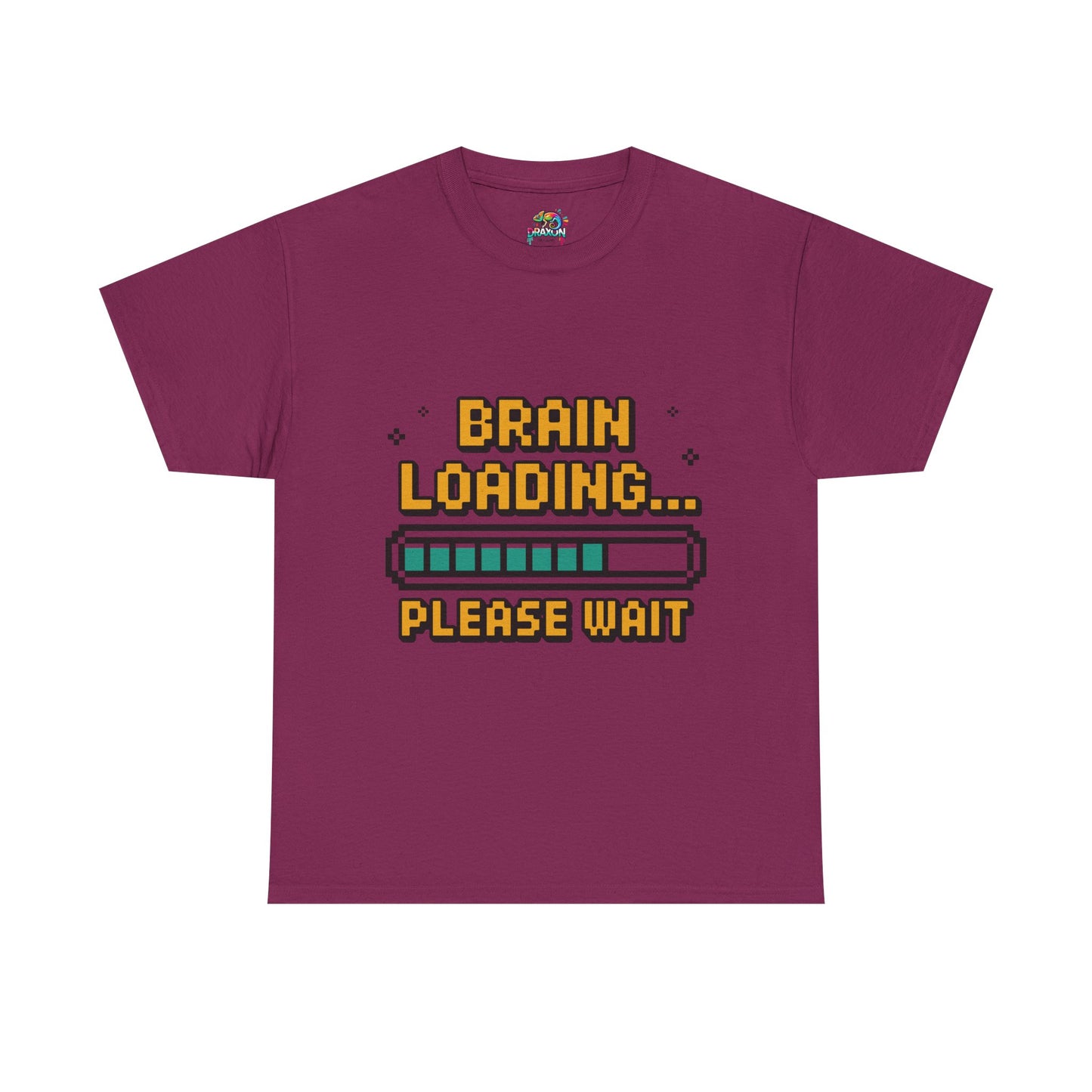 Unisex Heavy Cotton Tee (Brain Loading...Please Wait)