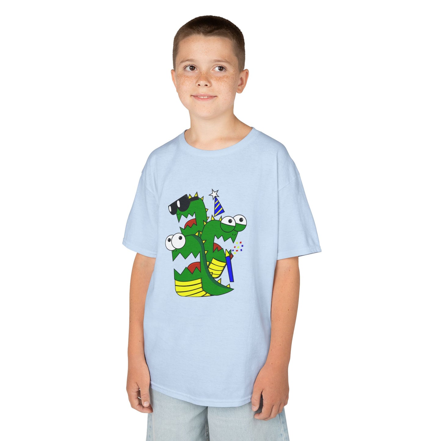 Kids Heavy Cotton T-Shirt (Larry the Snake thing)