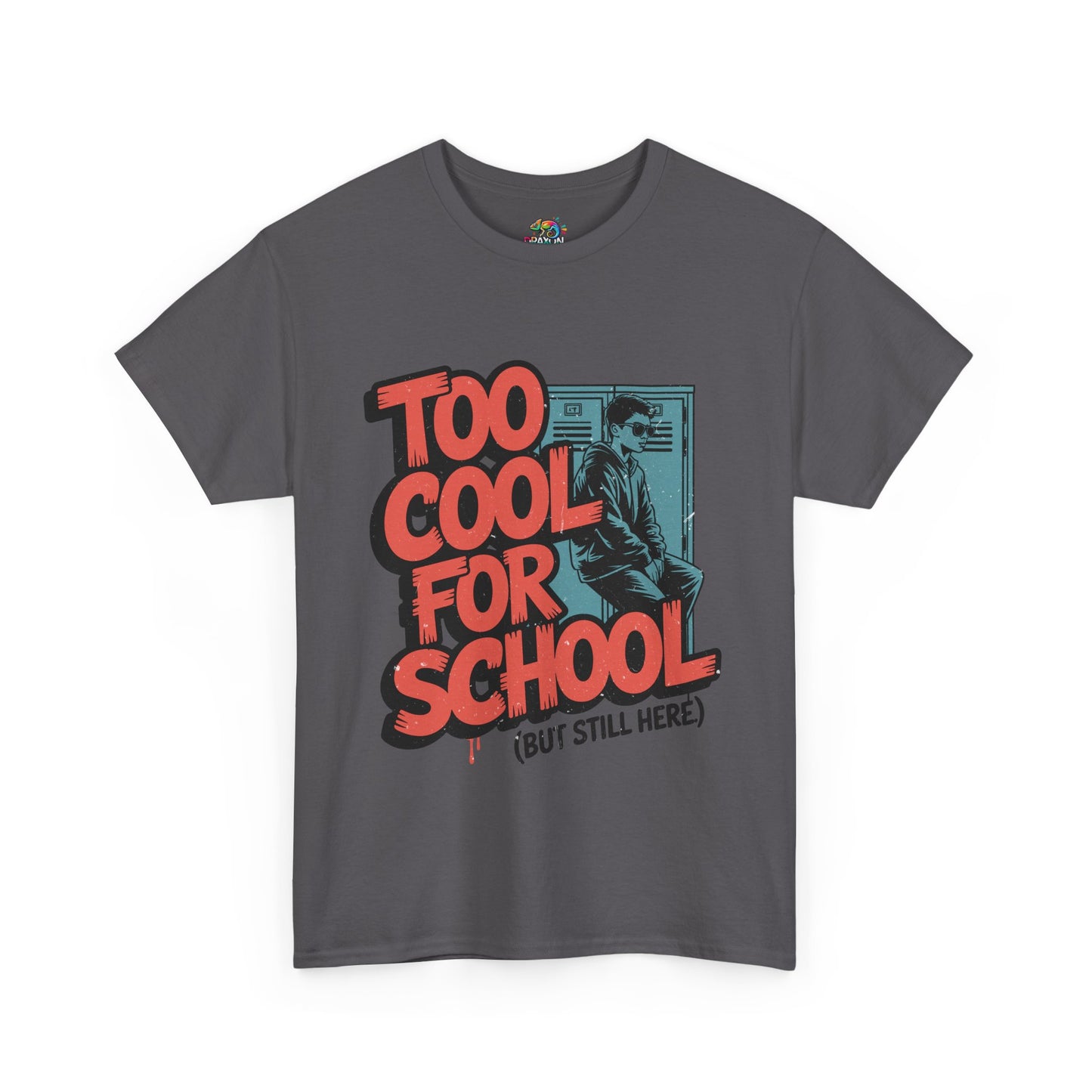 Unisex Heavy Cotton Tee (Too Cool For School)