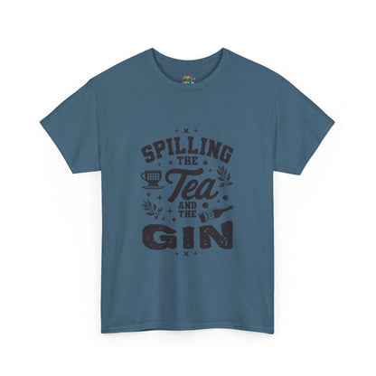 Unisex Heavy Cotton Tee (Spill Tea & Gin)