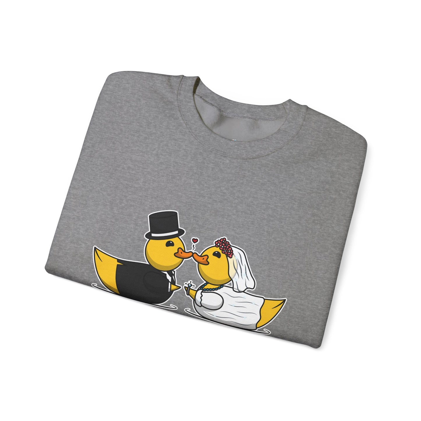 Unisex Heavy Blend™ Crewneck Sweatshirt (Wedding Ducks)