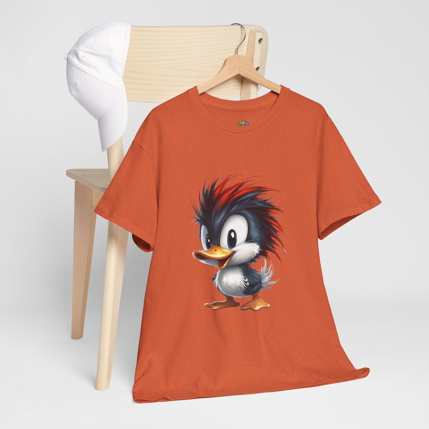 Unisex Heavy Cotton Tee (Red Hair Duck)