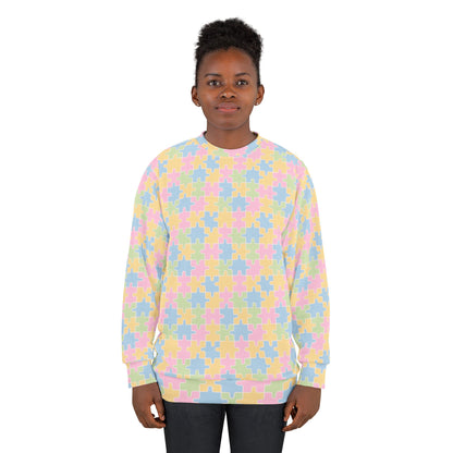 Unisex Sweatshirt (Pastel Puzzle)