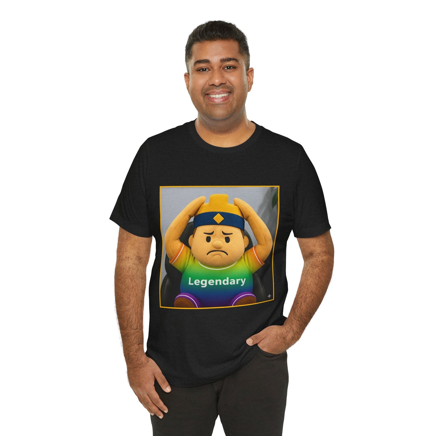 Legendary Tee - Casual Unisex Jersey Short Sleeve Shirt with Playful Design (CLASH)