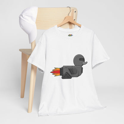 Unisex Heavy Cotton Tee (Robot Duck)