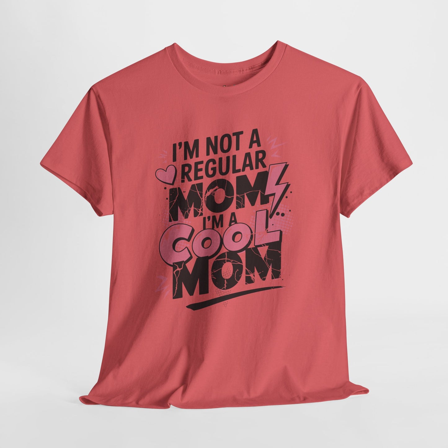 Unisex Heavy Cotton Tee (I'm Not a Regular Mom, I'm a Cool Mom)