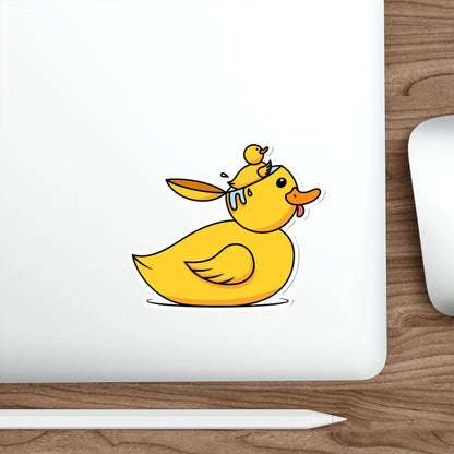 Die-Cut Stickers | Vibrant Art for Personalization (Duck Bird Brain)