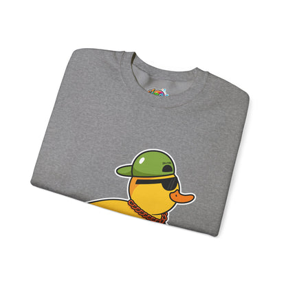 Unisex Heavy Blend™ Crewneck Sweatshirt (Gangster Duck)
