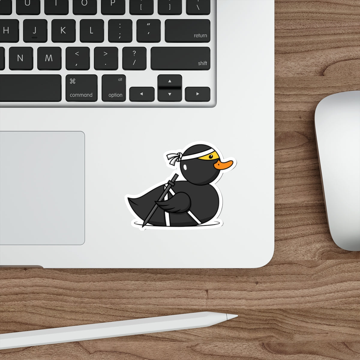 Die-Cut Stickers | Vibrant Art for Personalization (Ninja Duck)