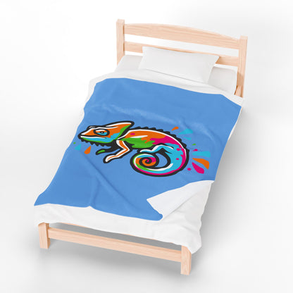 Velveteen Plush Blanket (DC Logo)