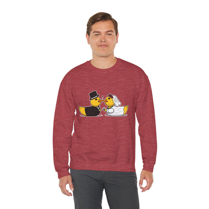 Unisex Heavy Blend™ Crewneck Sweatshirt (Wedding Ducks)